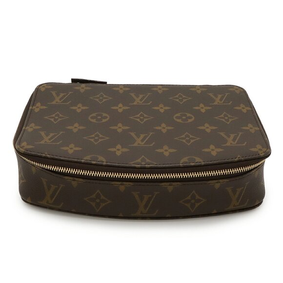 LOUIS VUITTON Authentic Brown Monogram Pouch - Picture 2 of 9